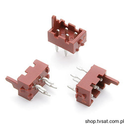 TMM-3-0-04-1 Connector DIP Straight Male 4W THT AMPHENOL
