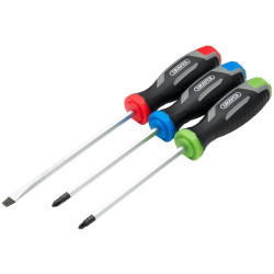 Draper 13486 Pound Thru Soft Grip Screwdriver Set (3 Piece)