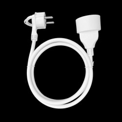 Przedłużacz domowy jednogniazdowy. 1x2P+Z 1.5m.kabel PVC H05VV-F 3x1.5mm2. 230VAC/16A OR-AE-13194/1,5M