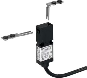 Interlock switch, 3 pole, 1 Form A (N/O) + 2 Form B (N/C), cable connection, IP67, HS6B-12B05