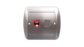 Simon Akord Gniazdo Komputerowe Pojedyncze Rj45 Kat.5E Satyna Metalizowana...