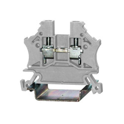 Blok zacisków przelotowych RS PRO poziomy: Pojedynczy 24 → 12AWGZacisk klatkowy 24A 1000 V