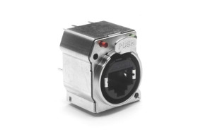 Złącze XLR 8 -pinowe Montaż na płytce drukowanej XLR Żeński Metal