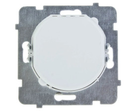 KARO Ściemniacz przyciskowo-obrotowy /żarowy i halogenowy/ ecru perłowy ŁP-8S/m/42