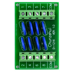 Chunzehui 8 Channels Common 30V SIOV Metal Oxide Varistor Interface Module, Surge Suppressor Protection SPD Board.