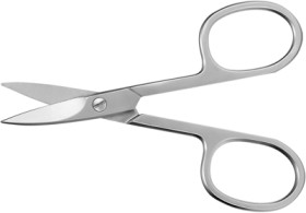 Precision scissors, L 90 mm, 21 g, stainless steel, 363