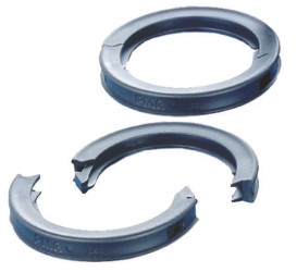 Łącznik do kanałów kablowych PMA gwint M16 12mm Pierścień zabezpieczający WPS PA 6 IP69K Czarny