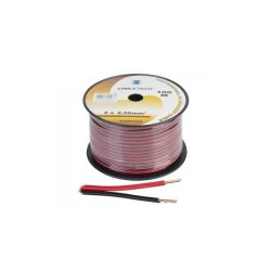 Przewód głośnikowy 2x2,5 czarno-czerwony miedż / KAB0386