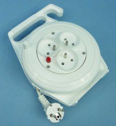 PRZEDŁUŻACZ 3xGN.ZWIJANY 9mb ZAB.TERM.