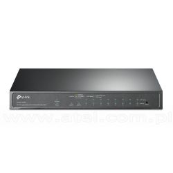 TP-Link TL-SG1210MPE, Switch inteligentny, 9x 10/100/1000 RJ-45, 1x slot SFP, PoE+, desktop