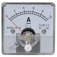 MIER-TABK10A Miernik tablicowy kwadratowy 10ADC - wymiary zewnętrzne: 51x51mm (z bocznikiem)