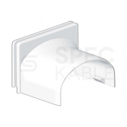 Pokrywa przepustowa LE 40x19mm biała KOPOS