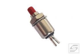 Przełącznik przyciskowy PBS7BR;1A; 250V;czerwony;monostabilny(ON)-OFF;