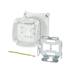 Skrzynka zaciskowa Polipropylen 62 x 93 x 93mm Szary IP66 HENSEL