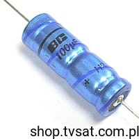 Elektrolit Audio LL 100uF 63V 85'C 2222 132 28101 BC