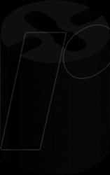 MAH 406 LED spacer for 3+5 mm LEDs, Ø 4,7 x 1,0 mm, PVC, black