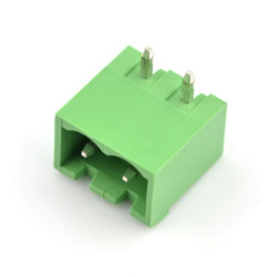 Listwa montażowa męska, 2-pinowa, raster 5,08mm, kątowa, zabudowana