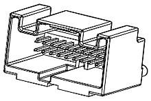 Molex 307004080 Obudowa złącza pin żeńskiego na kabel 1 szt.