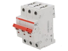 SD203/50 Rozłącznik izolacyjny Bieguny: 3 na szynę DIN 50A 400VAC IP20