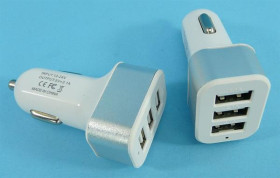 ŁADOW.SAMOCH.5V 1,1A/2,1A/3,1A USB