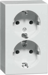PEHA by Honeywell 1 x Komplet Gniazdo elektryczne biały 495021 1 szt.