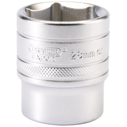 Draper Expert 16619 1/2&quot; Sq. Dr. 6 Point Metric Socket (28mm)