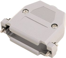 Obudowa do złącza D-SUB 25 pin Encitech 2360-0102-13, tworzywo sztuczne UL, szary