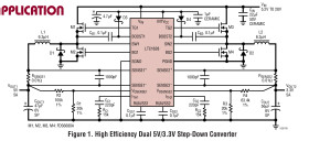 High Efficiency, 2-Phase Synchronous Step-Down Switching Regulator