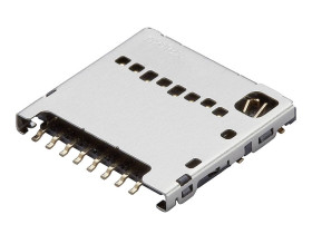Molex 1040310811 Gniazdo karty pamięci, piny: 8, 500 mA, 1 szt.