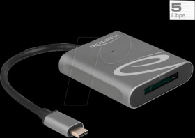 91741 Card Reader, external, USB 3.2 Gen1 Type-C, XQD