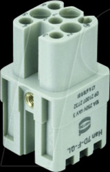 09 21 007 2732 7-pin inserts, size 3 A, straight