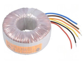 55173-P1S2 Transformator toroidalny 300VA 230VAC 25V 25V 6A 6A Ø 118mm