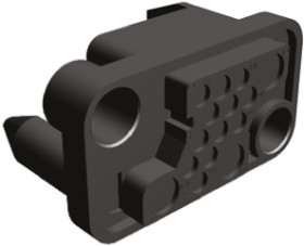 Obudowa złącza 15-pinowe 5-rzędowe raster: 5.08mm TE Connectivity Męski Montaż na panelu Metrimate Złącze PCB