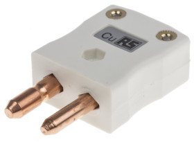 Złącze termoparowe Złącze termoparowe RS PRO do Termopara typu CU Standardowy