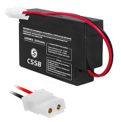 Akumulator 12V-0,8Ah LX żelowy terminal JST