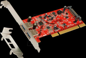 EX-1092 PCIe &gt; 2 ports USB 3.2 Gen incl. LP bracket