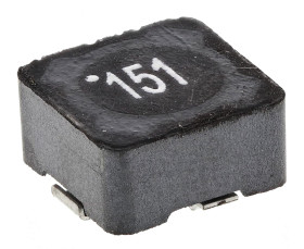 Cewka indukcyjna drutowa SMD 150 μH ±20% SRF: 6.3MHz Idc 520mA, rdzeń ferrytowy