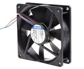 Wentylator osiowy 24 V DC DC 92 x 92 x 25mm 1.8W 72m³/h 28dB 75mA