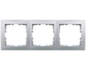 Berker B.Kwadrat Ramka potrójna aluminium 5310138994