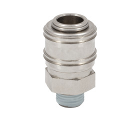 Szybkozłączka pneumatyczna RS PRO G 1/4 męskie rodzaj Żeński Gwintowany Mosiądz 1/4in