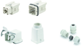 Connector kit, size 1, 4 pole + PE , IP65, 1802720000