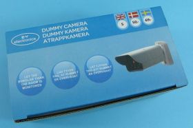 ATRAPA KAMERY TUBOWEJ ZEW. Z DIODĄ LED