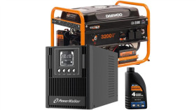 Zestaw Awaryjnego Zasilania Agregat Daewoo Gda 3500E + Ups Powerwalker Vfi...