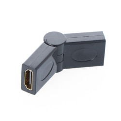 Przejściówka HDMI kątowa, łamana - gniazdo
