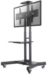 Neomounts NM-M1700BLACK Stojak na kółkach do telewizora 81,3 cm (32") - 190,5 cm (75") Sztywny, z regulowaną wysokością