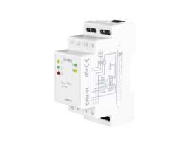 Cyfrowy czujnik kolejności i zaniku faz 16A 2-mod. TYP: CKM-11 ZAMEL