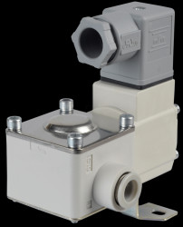 Process valve 2/2 for air, NC, 24 VDC, plastic