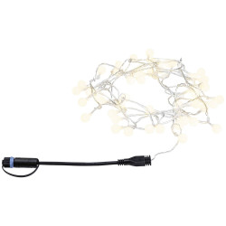 Paulmann 94558 Plug &amp; Shine 5m Chain Light LED Warm White Outdoor Black