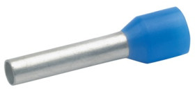 Insulated wire end ferrule, 2.5 mm², 14 mm/8 mm long, DIN 46228-4, blue, 4738