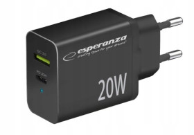 LAD.SIEC.20W USB-C PD USB A QC3,0 18W CZ